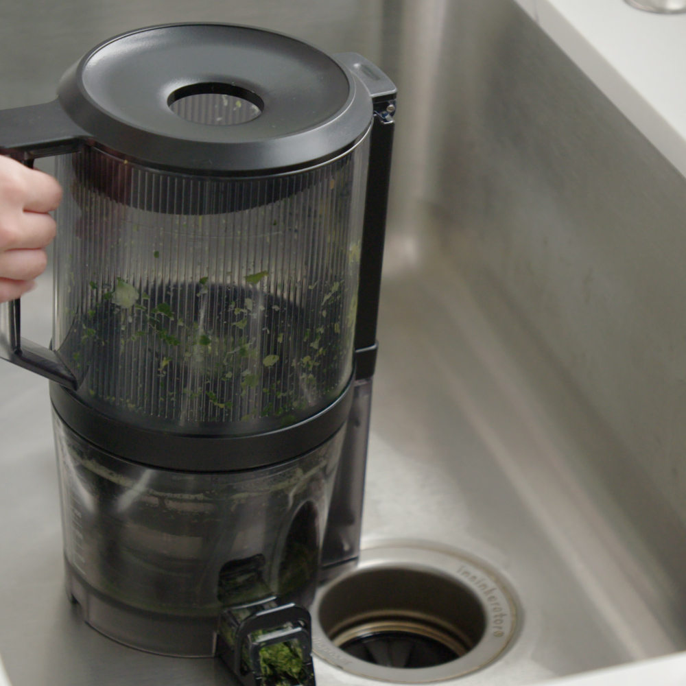 Nama J2 juicer baking soda soak before and after